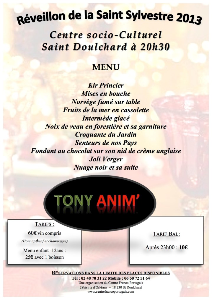 Réveillon de la Saint Sylvestre 2013 - copie